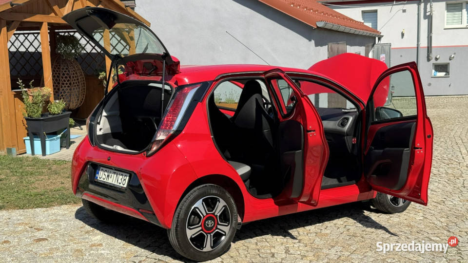 Toyota Aygo 10 Benz 70 z Niemiec KAMERA 5 Drzwi Samochody osobowe Strzegom