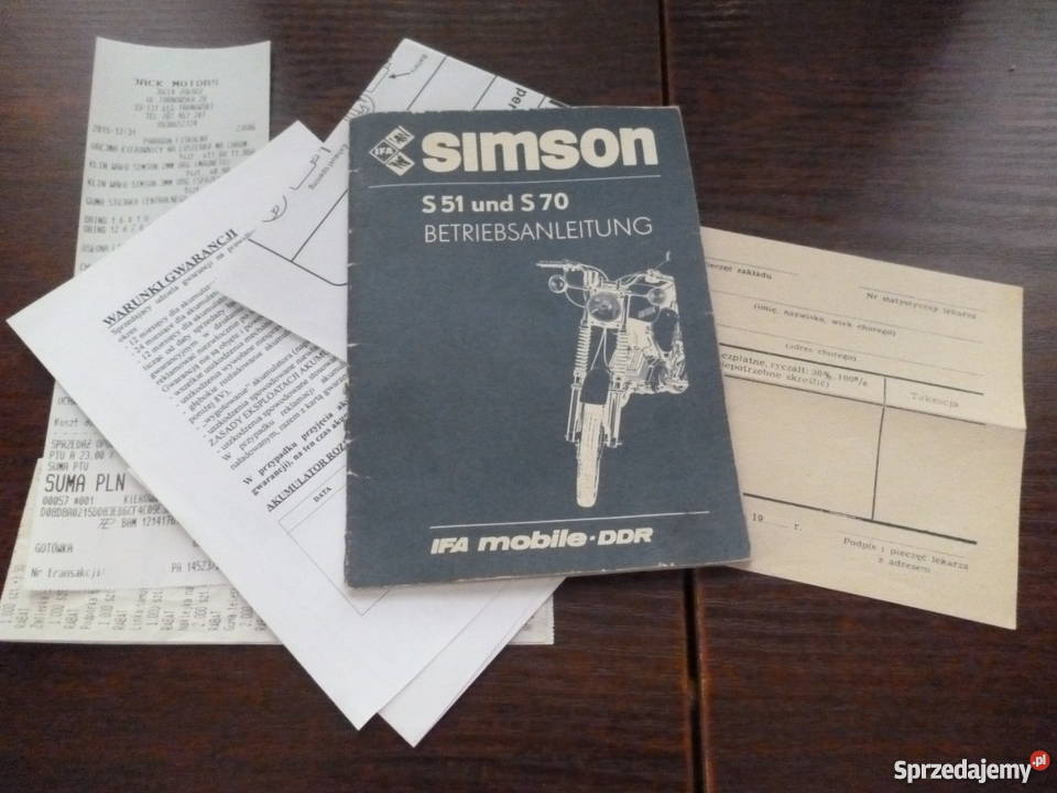 Simson s51 enduro elektronik 1000km Strzelin