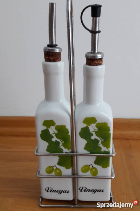 Koszykstojak na 2 ceramiczne butelki na Akcesoria kuchenne mazowieckie Warszawa