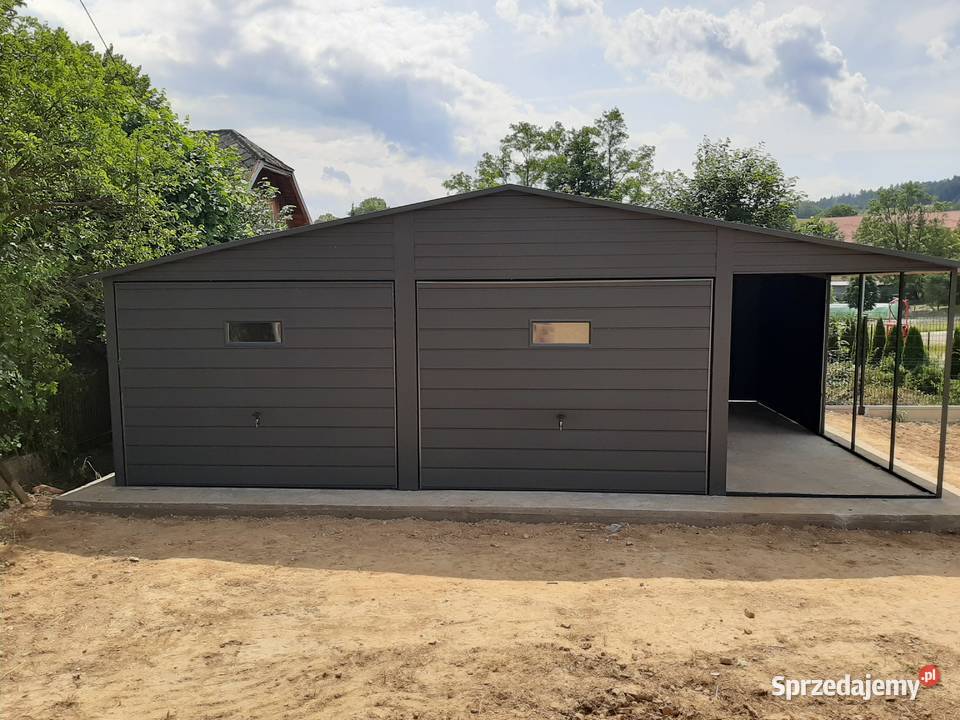 Garaż Blaszany Drewnopodobny 3x5 TANIO Garaże świętokrzyskie