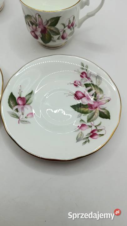 Dwa razy Duo filiżanka spodek porcelana kostna Filiżanki i spodki