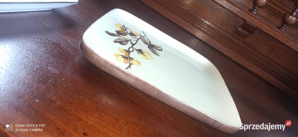 Petera porcelanowa tacka Syg Lilien Porzelan Porcelana i szkło Gdańsk