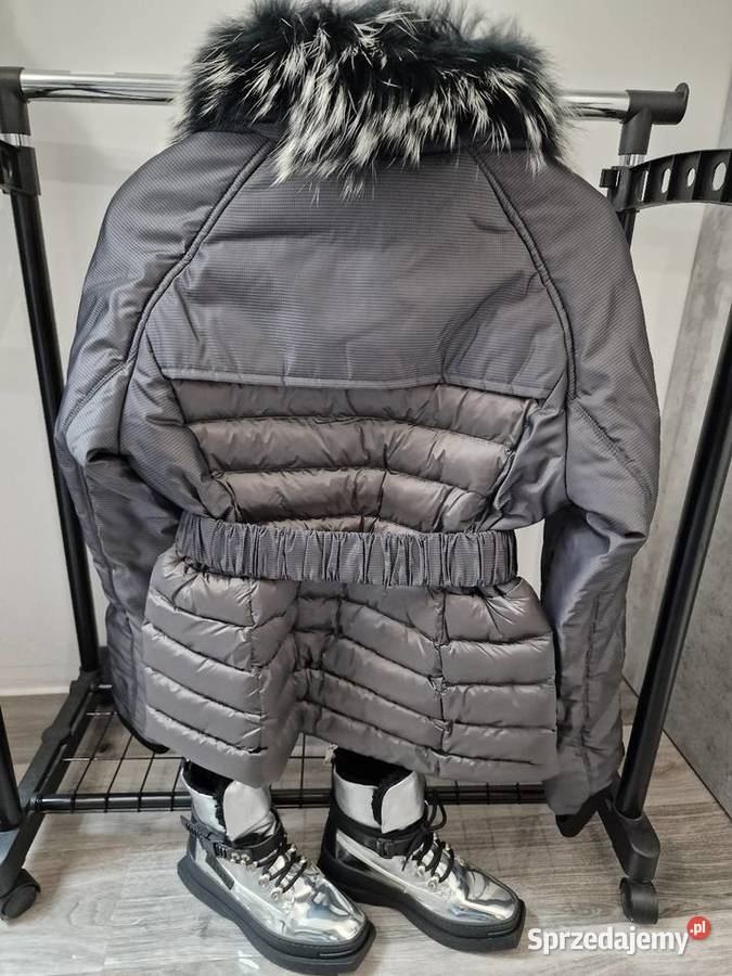 Kurtka Moncler Taliowa Xs S Szara śląskie Żywiec