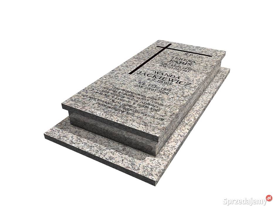Nagrobki granitowe piękne wzory niskie ceny dolnośląskie Wrocław
