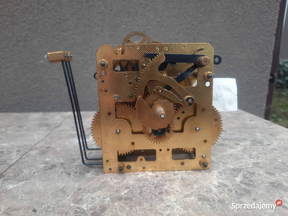 426 Mechanizm starego zegara łańcuchowy wagowy Tczew