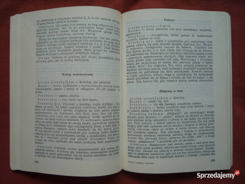 Gry i zabawy ruchowe Roman Trześniowski 500 Gier zachodniopomorskie Szczecin sprzedam