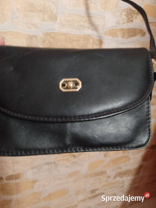 Real Leather Skórzana torebka na ramię z Londynu Kraków sprzedam