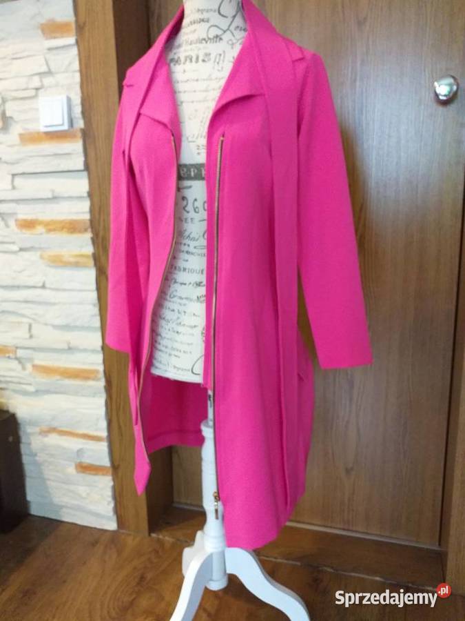 Płaszcz płaszczyk tunika różowa Katowice