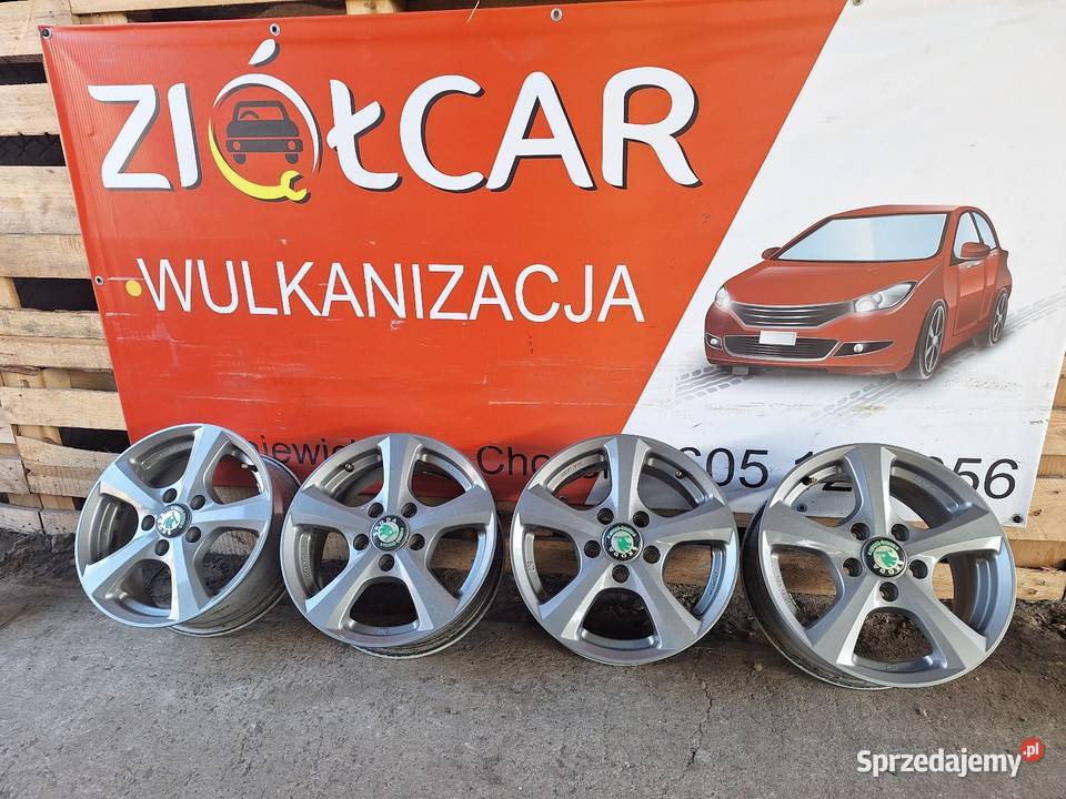 Alufelgi 5x112 15 ET45 SKODA Octavia SEAT Altea Choceń sprzedam