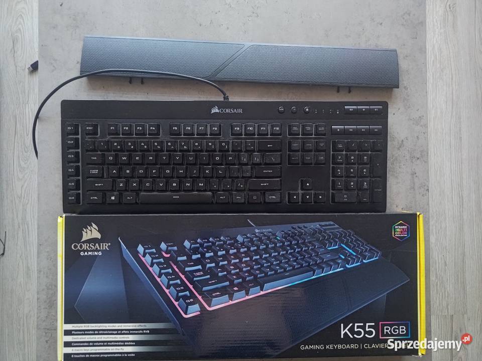 Klawiatura Corsair K55 RGB RGB Oryginalne Klawiatury i myszy Kraków