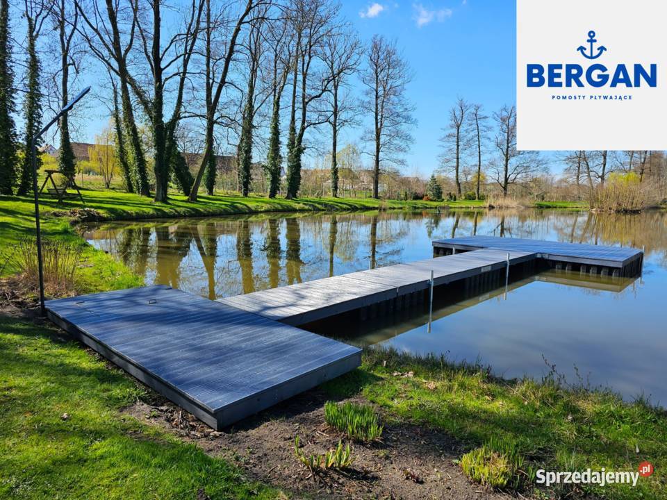 Pomosty pływające na pływakach pomost pływający Międzychód