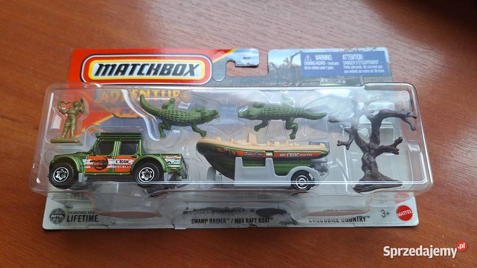 MATCHBOX ADVENTURE PACK CROCODILE COUNTRY SWAMP Legionowo