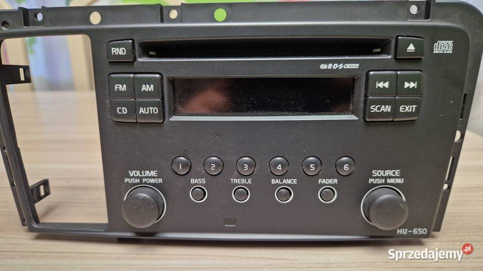 Radio HU650 do volvo v70ll s60l polift Wąsosz sprzedam