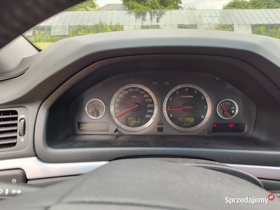 Volvo S80 24 140 benzyna 5b manual czujnik parkowania