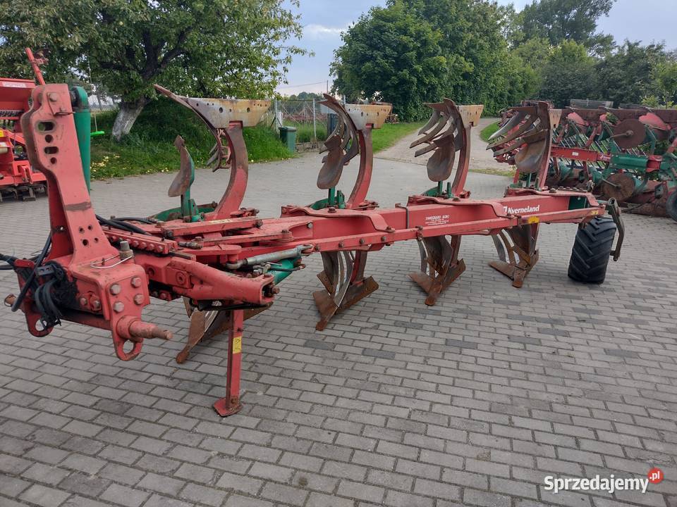Pług 4skibowy obrotowy kverneland zabezpieczenia