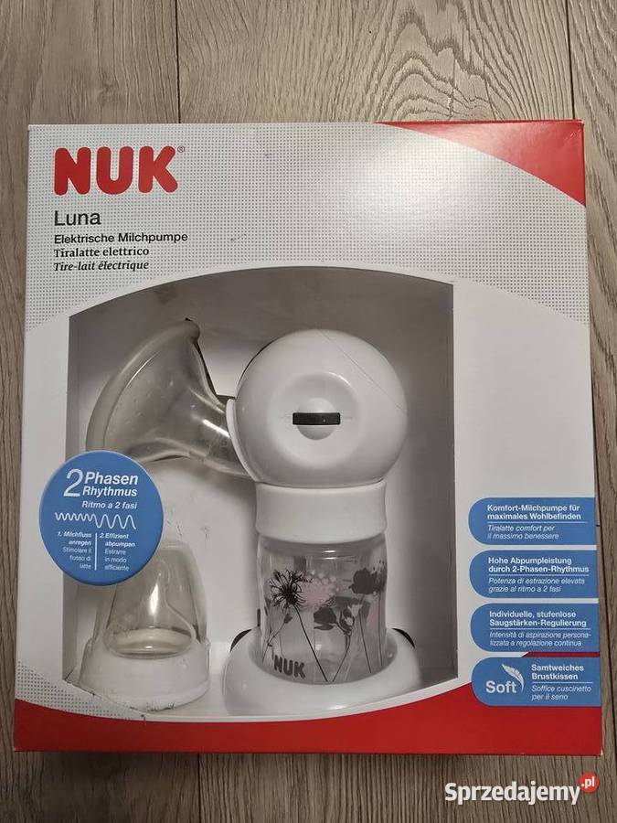 Laktator elektryczny NUK Dwufazowy Luna Karmienie Maliszew