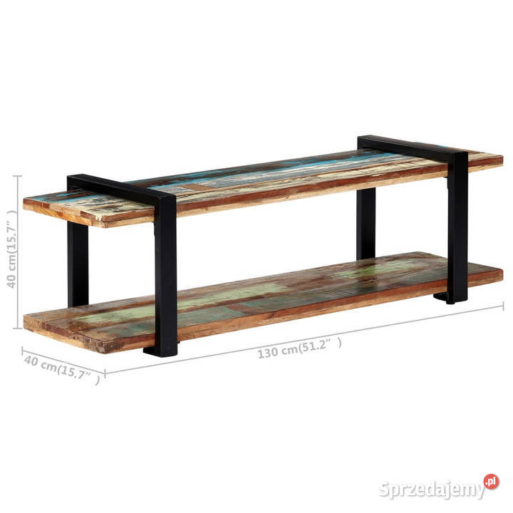 Szafka pod TV 130 x 40 x 40 lite drewno z Warszawa sprzedam