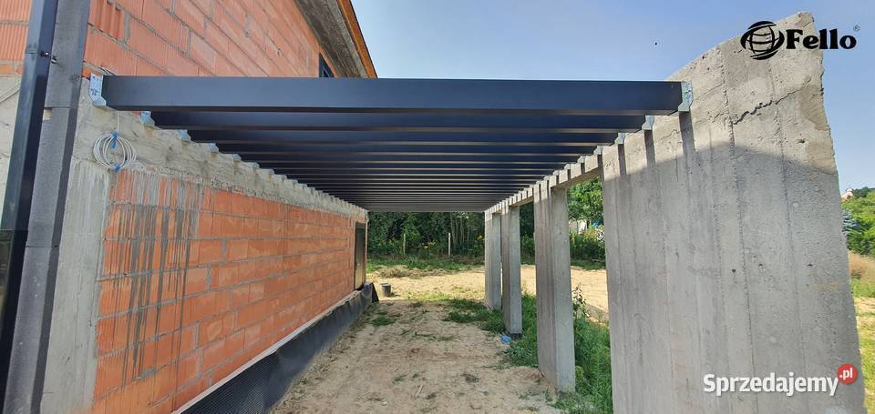 Belka dekoracyjna aluminiowa aluminium taras Ćwiklice