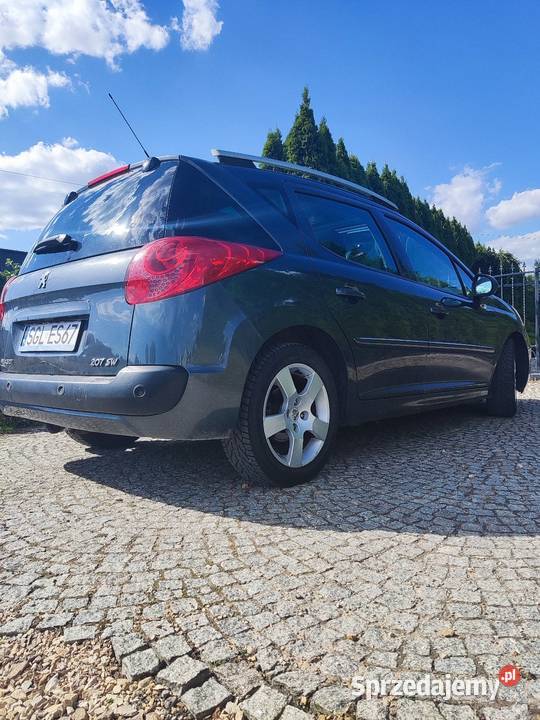Peugeot 207 klima hak panorama super stan aluminiowe felgi śląskie Gliwice