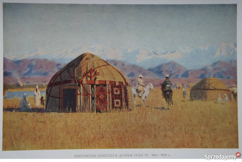 Reprodukcja Wasilij Wierieszczagin Kirgiskie Szczecin sprzedam