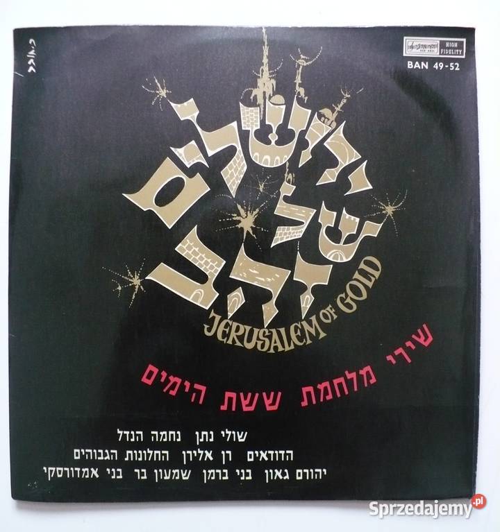 Płyta winylowa Jerusalem of Gold Muzyka żydowska Białystok