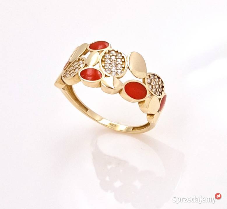 20 Pierścionek r12 Złoty pr333 obrączkowy z Pierścionki Poznań