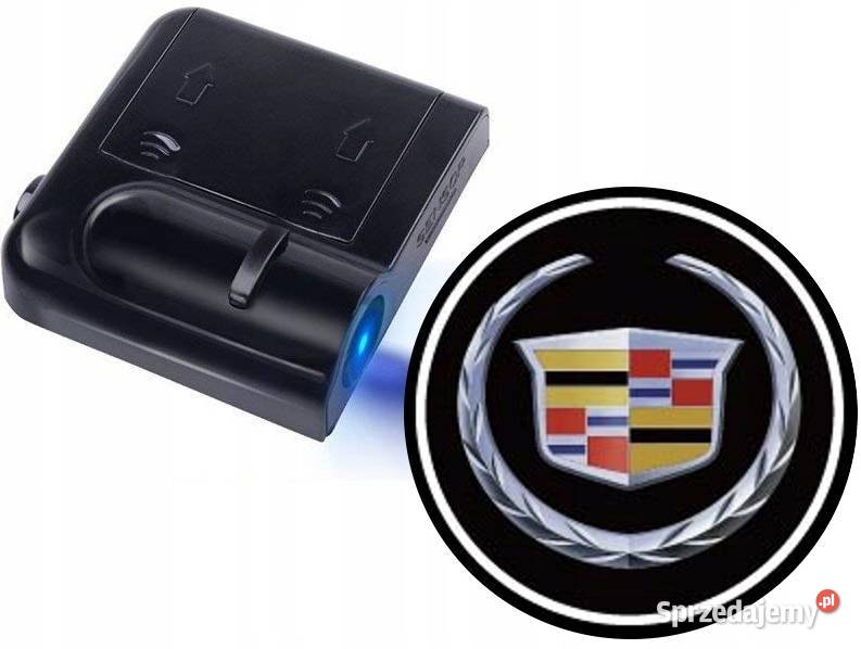 ŚWIATŁA LED POWITALNE LOGO CADILLAC
