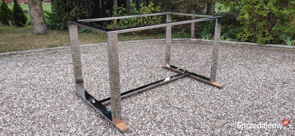 Stelaż do stołu stal nierdzewna polerowana na 75cm sprzedam