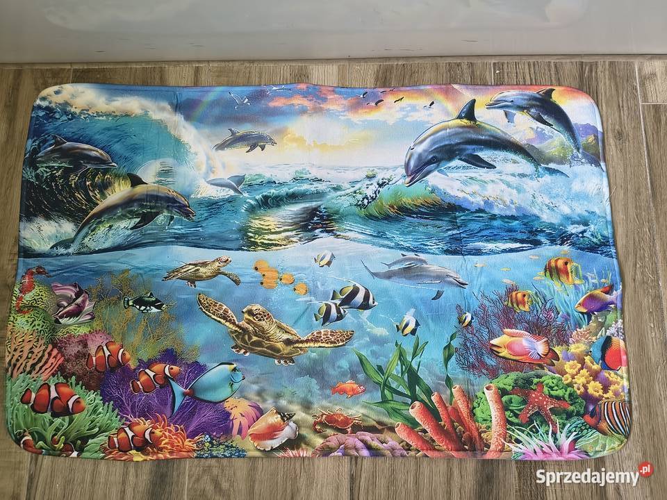 Dywanik łazienkowy Grafika 3D Lasocice