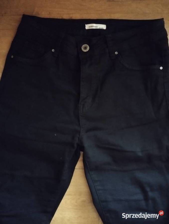 Spodnie chłopięce 164 cienki jeans czarne Katowice