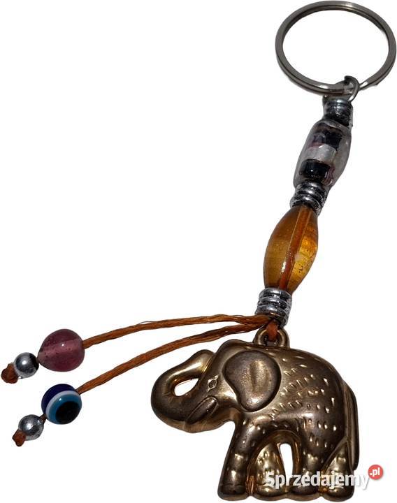 Breloczek handmade słoń 4 125 Brelok Czeladź sprzedam