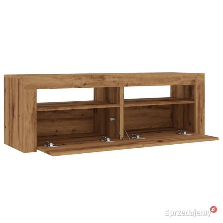 Szafka pod TV z oświetleniem LED dąb artisan Warszawa