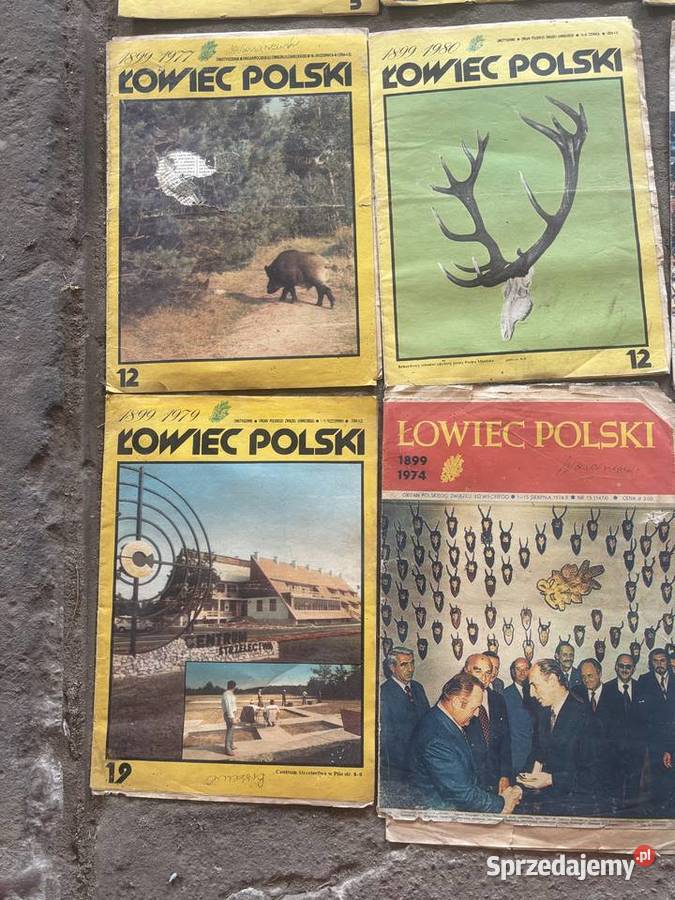 stare gazety PRL Skrzydlata Polska Łowiec Polski Antykwariat Kosianka-Trojanówka sprzedam