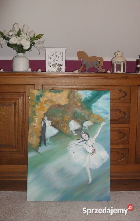 Obraz olejny Edgar Degas Primabalerina tancerka Malarstwo Konin