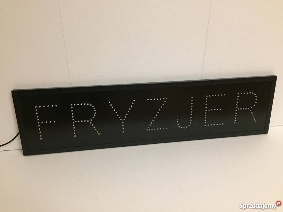 Szyld reklamowy diodowy 100x25 zewnętrzna mazowieckie Pomiechówek