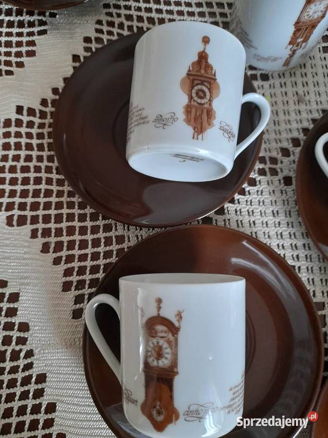 Porcelanowy serwis sygnowany Bielsko-Biała