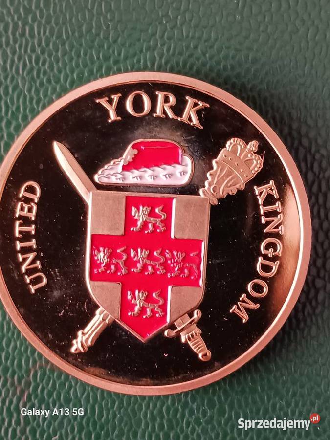 MedalNumizmat W Brytania York Minster Lustrzany Konin