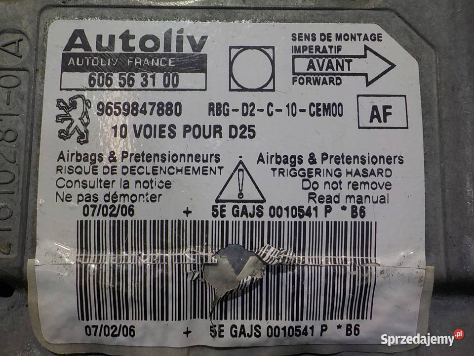 PEUGEOT 407 COUPE 30 V6 06r 2D sensor modul Suków