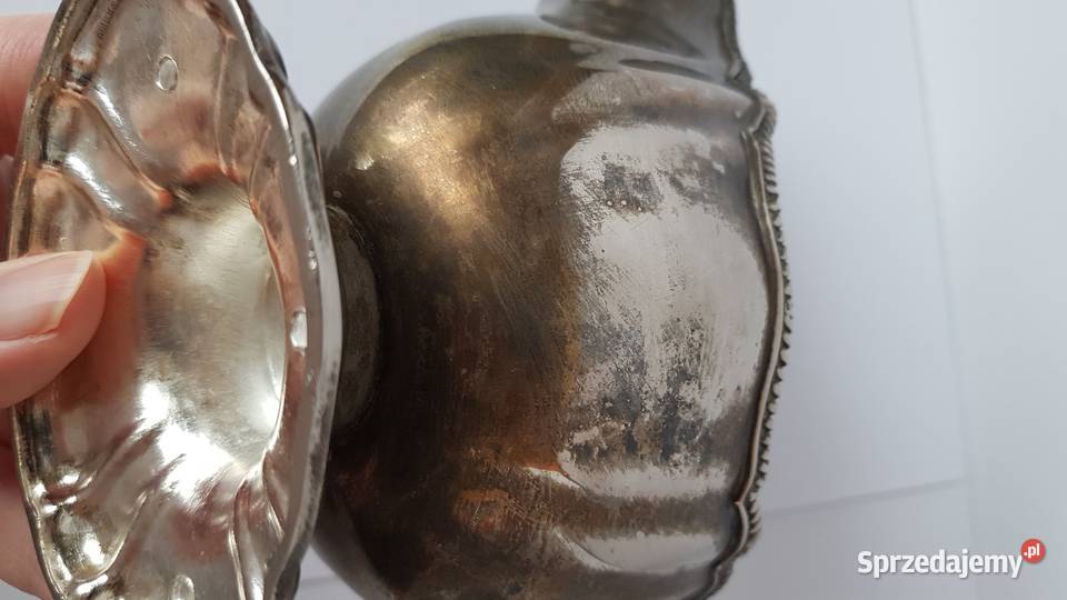 Stara metalowa platerowana sosjerka Dąbrowa Górnicza sprzedam