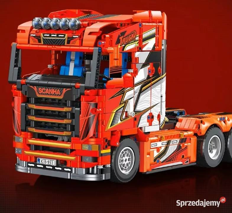 Klocki Ciągnik siodłowy Truck duży Dla Dziecka Milanówek