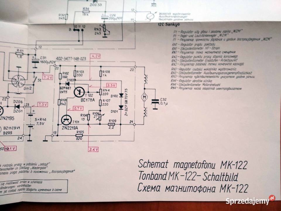 MK122 reporterski kaseciak na licencji Thompsona warmińsko-mazurskie Ełk