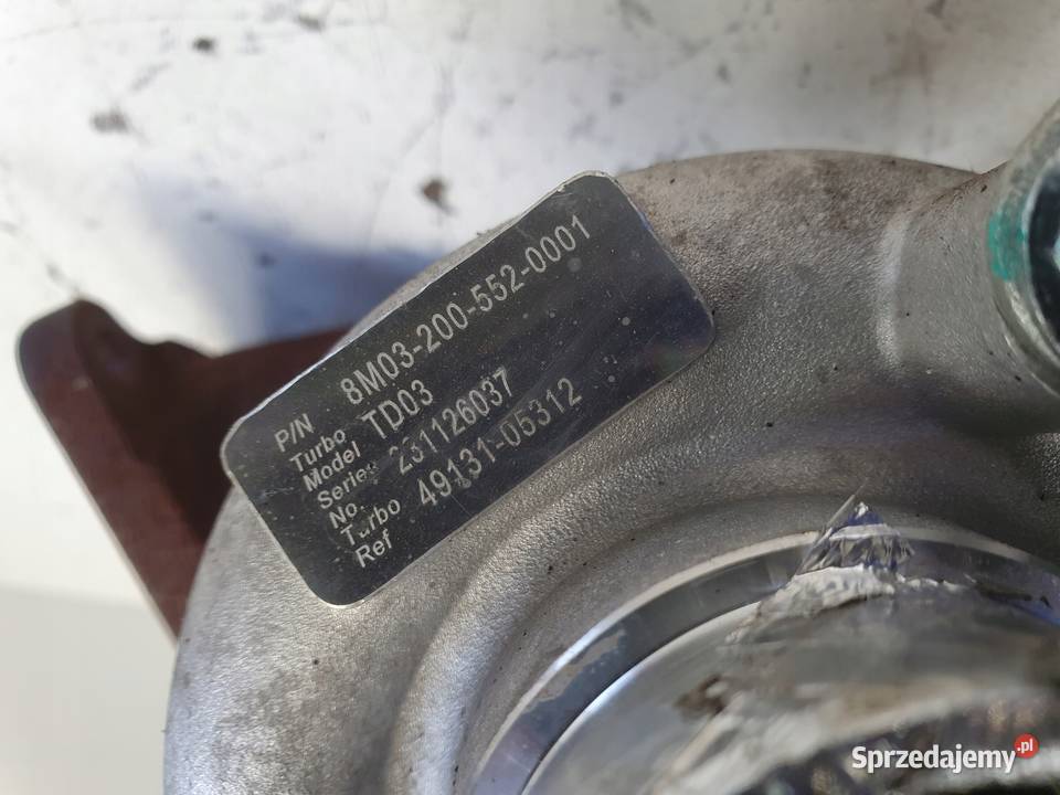 TURBOSPRĘŻARKA Ford Transit MK7 VII 22 TDCI Rudka