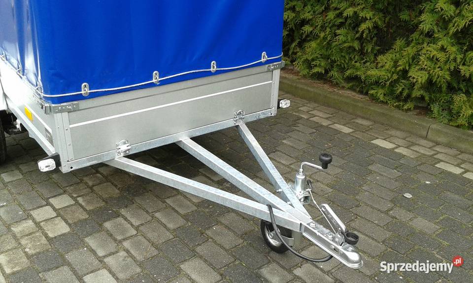 Przyczepa Rydwan 250x130x130 jednoosiowa resor