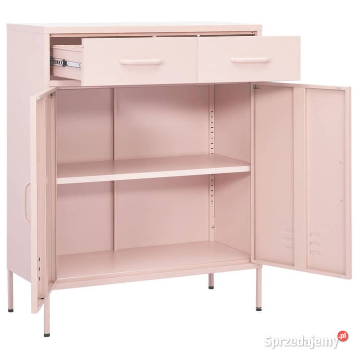 Szafka różowa 80x35x1015 stalowa WM336157 Warszawa