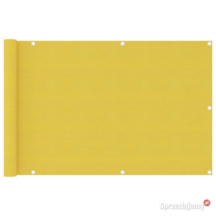Parawan balkonowy żółty 90x400 HDPE WM310997 Warszawa