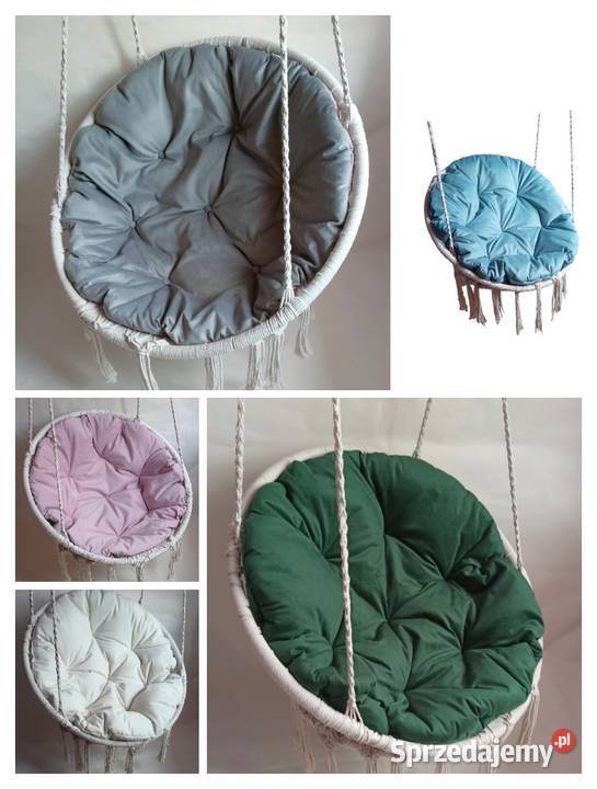 Huśtawka fotel wiszący bocianie gniazdo z kujawsko-pomorskie Włocławek