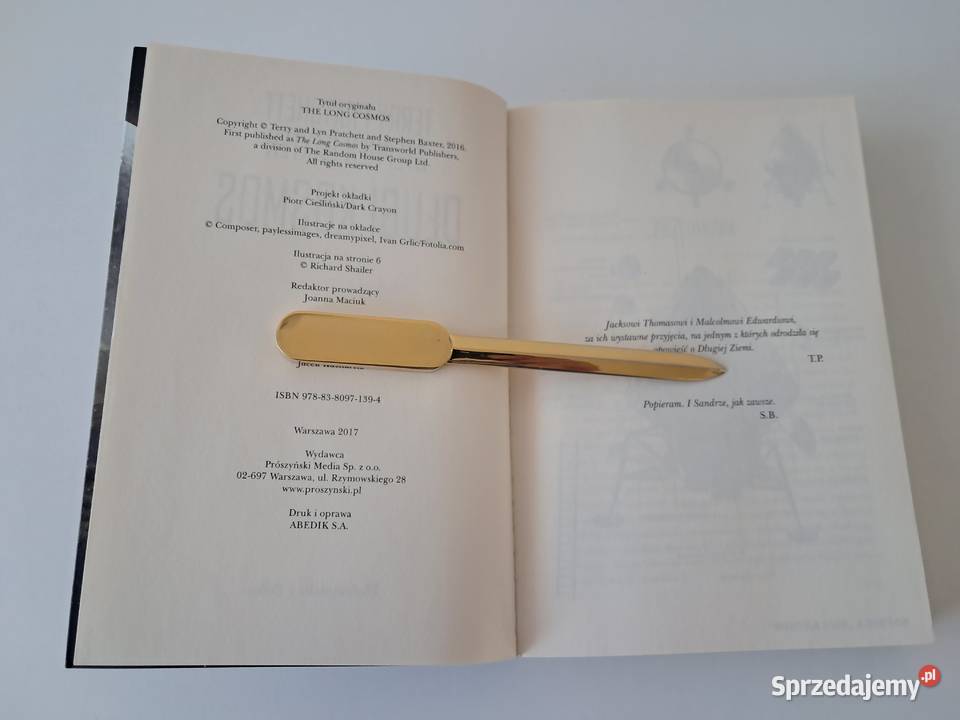Książka Długi kosmos T Pratchett S Baxter do miękka Proza i poezja Kraków