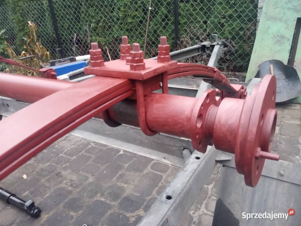 Oś do przyczepy przyczepki wózka sadowniczego