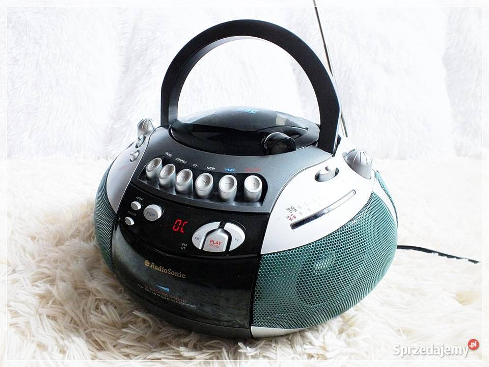 Radioodtwarzacz AudioSonic CD429 na kasety Żary