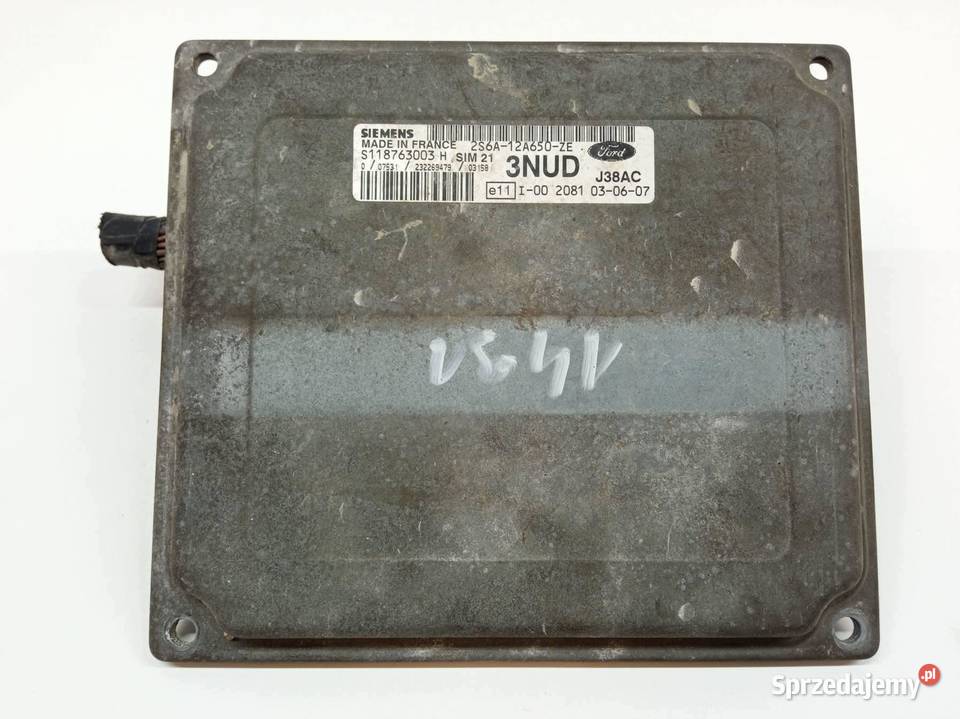STEROWNIK SILNIKA 2S6A12A650ZE 13 B Ford Fiesta osobowe
